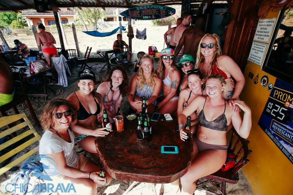 Chica Brava Surf Reatreat - Group of Surfer Chicas